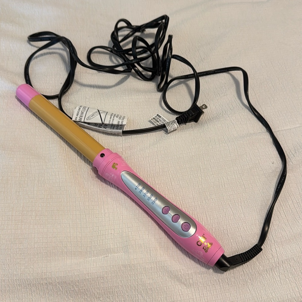 CHI x barbie curling wand